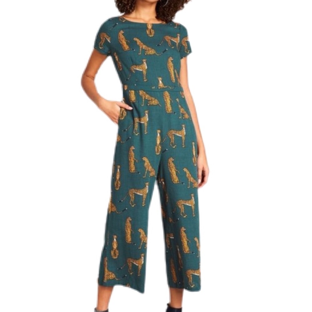ModCloth Bold Nation Cheetah Print Jumpsuit